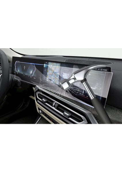 Bmw I5 Ekran Koruyucu Şeffaf Nano Tam Kaplama Tek Parça