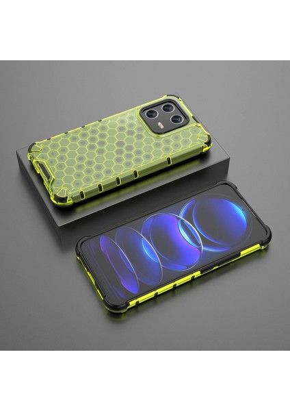 Xiaomi 13 Için 13 Önleme Önleyici Petek Dokusu Tpu+Pc Koruyucu Kasa Şok Geçirmez Telefon Geri Kapağı-Yeşil (Yurt Dışından) fiyatları