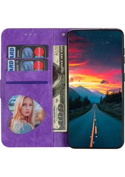 Xiaomi Için 13 Glitter Işıltılı Flip Folio Pu Deri Telefon Kasası Fermuarlı Cep Manyetik Cüzdan Standı Kapak-Mor (Yurt Dışından) fiyatları