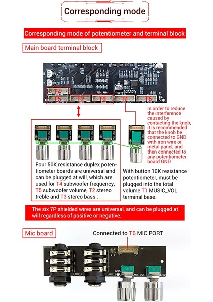 -AM100F Kurşun Tipi Ktv Mikrofon Ses Sistemi 2.1 Kanal Bluetooth Güç Amplifikatörü Kartı 50+50+100W (Yurt Dışından) fiyatları