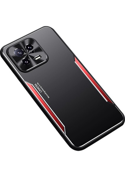Xiaomi Için Anti-Rust Alüminyum Alaşım Tpu Telefon Kılıfı 13 Damla Koruma Cep Telefonu Kapağı-Kırmızı (Yurt Dışından)
