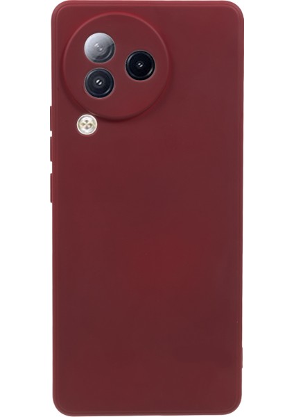 Xiaomi Civi Için 3 5g Yumuşak Tpu Telefon Kılıfı Elyaf Astar Şeker Renk Ka Telefon Kapağı-Şarap Kırmızısı (Yurt Dışından)