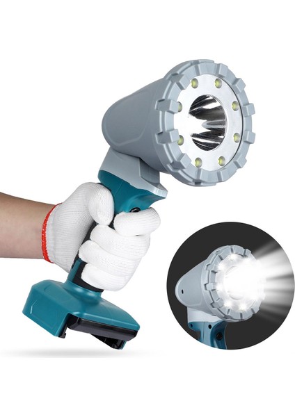 LED Çalışma Işığı Üç Hız Ayarlanabilir Taşınabilir Ev Acil Durum Işığı 18V Için Uygun (Yurt Dışından)