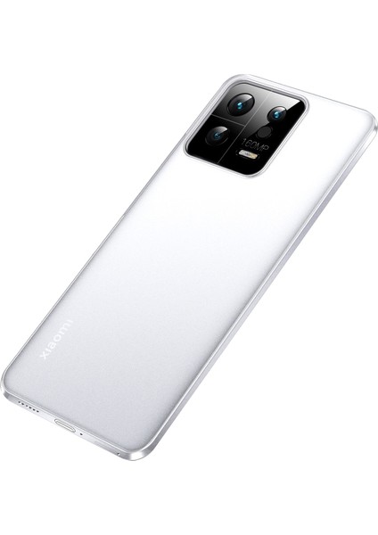 Xiaomi 13 5g Ultra Ince Pp Telefon Kılıfı Için Fingerprint Anti-Fingerprint Mat Çizik Dirençli Geri Kılıf-Şeffaf Beyaz (Yurt Dışından)