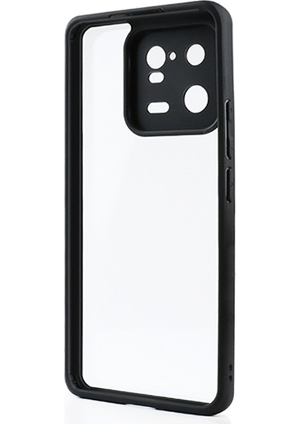 Xiaomi 13 Pro 5g Için Telefon Kılıfı Esnek Tpu+Sert Pc Şeffaf Telefon Kapağı (Yurt Dışından)