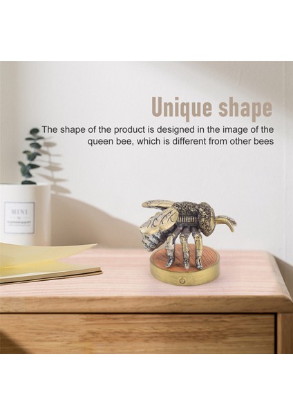 Metal Arı Heykeli Dekoratif, Simülasyon Arı Süsü, Kraliçe Arı Heykeli, Iç Dekorasyon, 3D Reçine Arı (Yurt Dışından) fırsatları