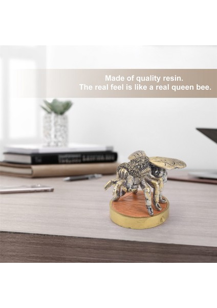 Metal Arı Heykeli Dekoratif, Simülasyon Arı Süsü, Kraliçe Arı Heykeli, Iç Dekorasyon, 3D Reçine Arı (Yurt Dışından) indirimleri