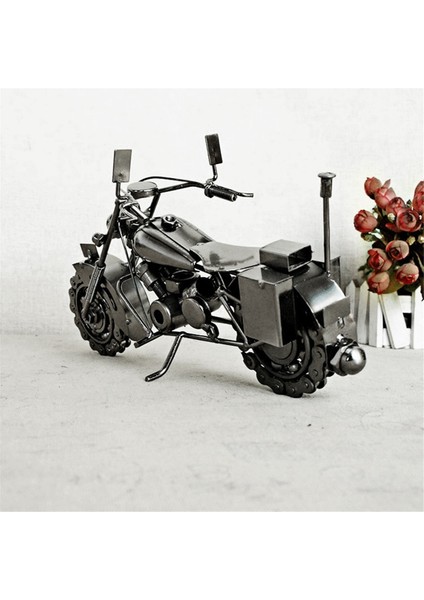 Erkekler Için Motosiklet Hediyeleri Benzersiz, Erkekler ve Kadınlar Için Doğum Günü Hediyeleri Biniciler, Vintage Ofis Dekoru, Hurda Metal Motosiklet Sanatı B (Yurt Dışından)