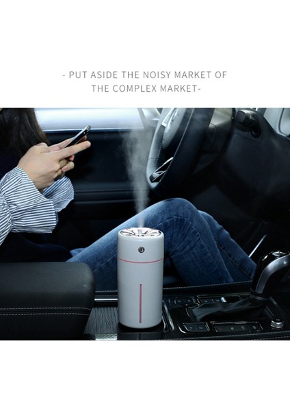 Akıllı Hatırlatma Mini Nemlendirici USB Ev Ultrasonik Sessiz Nemlendirici Gece Lambası ve Mini Fan Olmadan, Pembe (Yurt Dışından) indirimleri