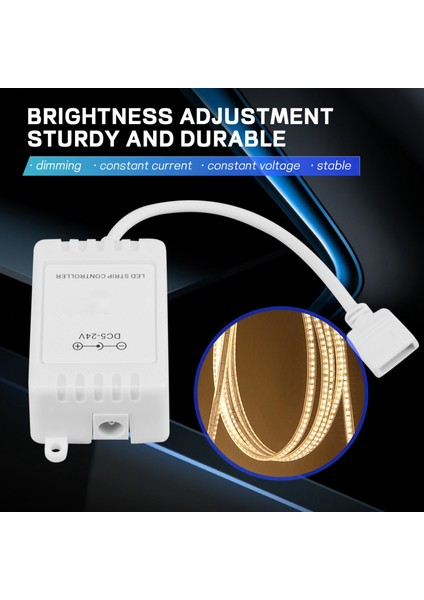 Tuya Zigbee Akıllı LED Denetleyici Rgb Işık Şeridi Için 5V-24V Uyumlu Zha ZIGBEE2MQTT Tasmota Alexa Ev (Yurt Dışından)