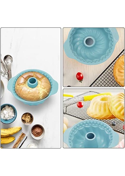 Silikon Bakeware Seti Yapışmaz Pişirme Tavaları Kek Pişirme Için Set Pişirme Kağıdı Kek Tava Ekmek Tava Pizza Tava (Yurt Dışından) fiyatları