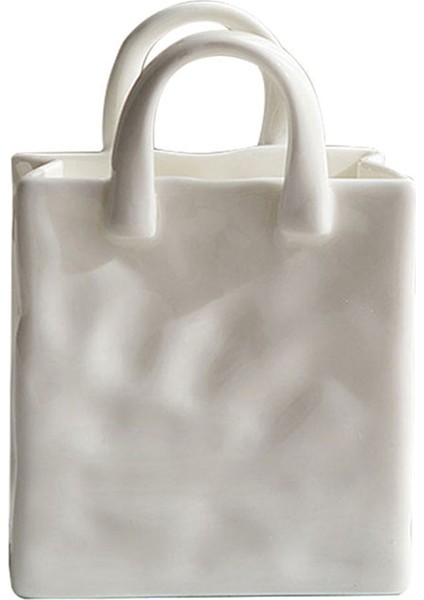 Iskandinav Ev Dekor Çanta Seramik Vazolar Çiçekler Için Modern Oda Dekor Kurutulmuş Çiçek Vazo Aranjmanı Dekor Saksı B (Yurt Dışından)