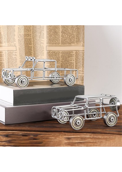 Retro Kamyon Dekorasyonu, Modern Paslanmaz Çelik Kamyon Metal Dekorasyonu, Iç ve Dış Mekanlara Uygun 17X10X7.5CM (Yurt Dışından) modelleri