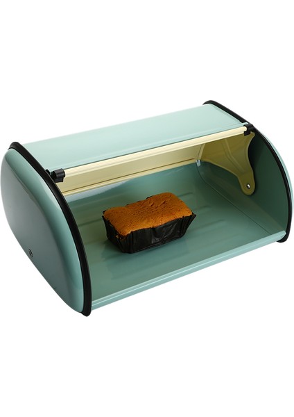 Vintage Ekmek Kutusu Depolama Kutusu Toplama Üst Açık Mavi Küçük Toz Boyalı Ekmek Demir Aperatif Kutuları Gıda Containerfor Mutfak Ev Dekor (Yurt Dışından)