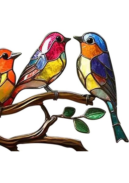 Ev Masaüstü Oturma Odası Şarap Dolabı Ofis Renkli Zarif Kuşlar Serisi Süsler El Sanatları (Yurt Dışından) modelleri