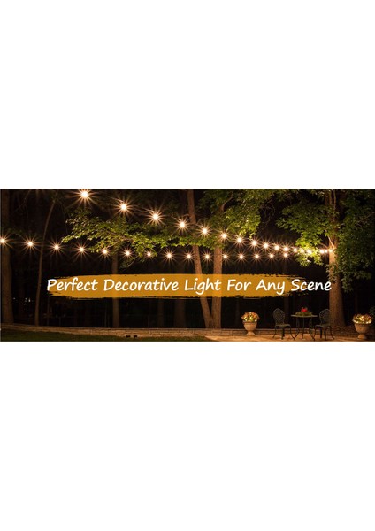 LED Dış Mekan Dize Işıkları G40 Küre Kısılabilir Veranda Işıkları, 27LED ile Su Geçirmez Asılı Dize Işık (Yurt Dışından) modelleri