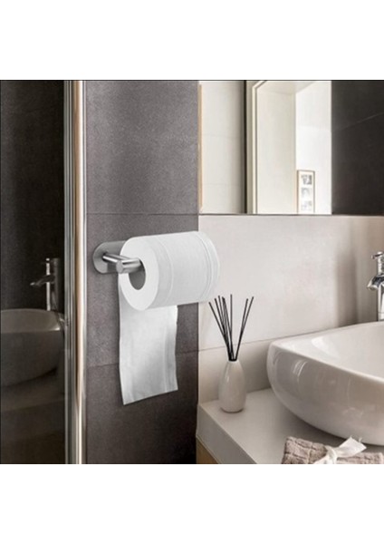 3 Adet Sondaj Tutucu Olmadan Kendinden Yapışkanlı Rulo Kağıt Tutucu Çelik Doku Tutucu Banyo Mutfak Için (Yurt Dışından)