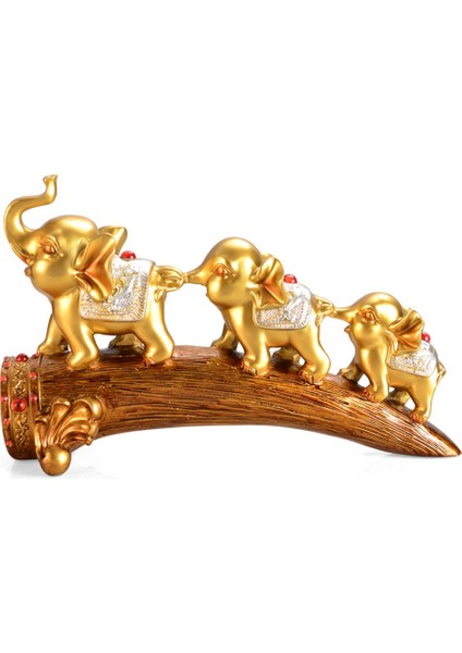 Fil Reçine El Sanatları Ev Dekorasyon Sundurma Oturma Odası Şarap Dolabı Bölme Mobilyaları Retro Fil Süsler Hediye (Yurt Dışından)