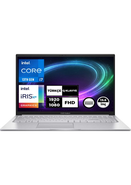 Vivobook 15 Intel Core I7-1355U 40GB 1tb SSD 15.6" Fhd Freedos Taşınabilir Bilgisayar X1504VA-NJ412007