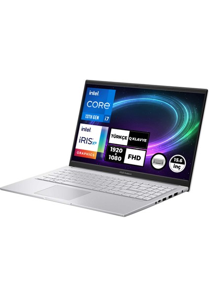 Vivobook 15 Intel Core I7-1355U 40GB 1tb SSD 15.6" Fhd Freedos Taşınabilir Bilgisayar X1504VA-NJ412007