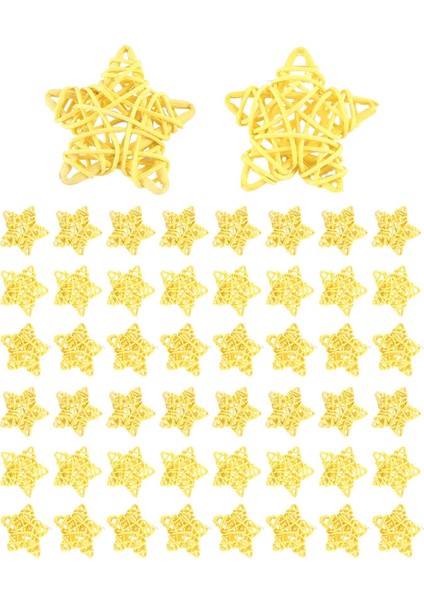 50 Adet Pentagram Topper Süslemeleri Noel Decoraciones Ev Ev Yıldız Dekoru Için Noel Süs (Yurt Dışından) fiyatları