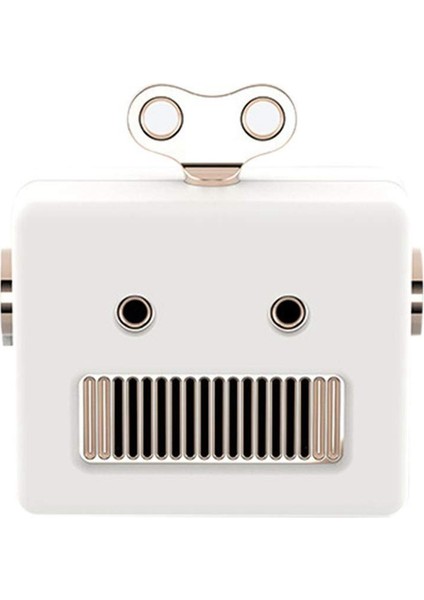 Taşınabilir Retro Robot Şekli Bluetooth Hoparlör Karikatür Mini Açık Hifi Bas Sütun Hoparlör B (Yurt Dışından)