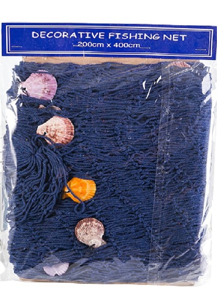 Balık Ağları Kabuk Sahne ile Akdeniz Tarzı Duvar Asma Süsleme Duvar Çıkartmaları Restoran Stüdyosu Için (Yurt Dışından)