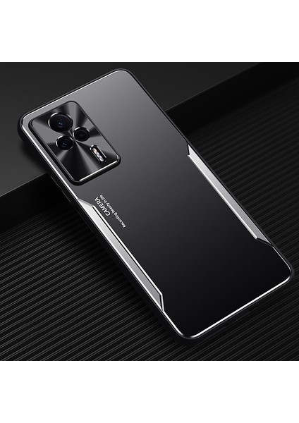 Xiaomi Redmi K60E 5g Çizelge Karşıtı Geri Kılıf Alüminyum Alaşım+Tpu Cep Telefonu Kapağı-Gümüş (Yurt Dışından) fiyatları