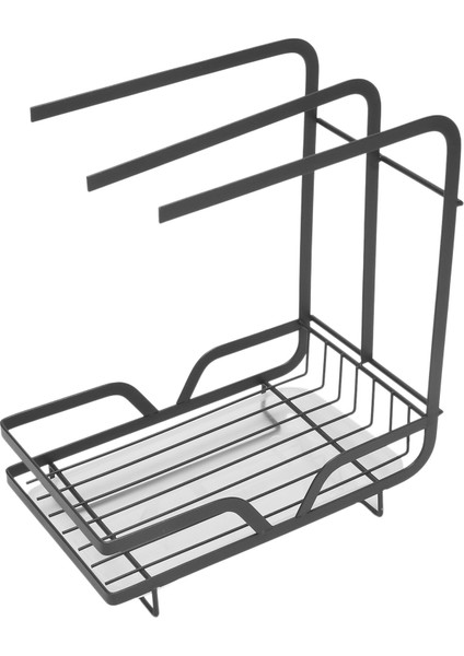 Mutfak Süngeri Raf Havlu Kurutma Rafı Tutucu Lavabo Raf Organizatör Tepsi ile Mutfak Aksesuarları Depolama Organizatör-A (Yurt Dışından)