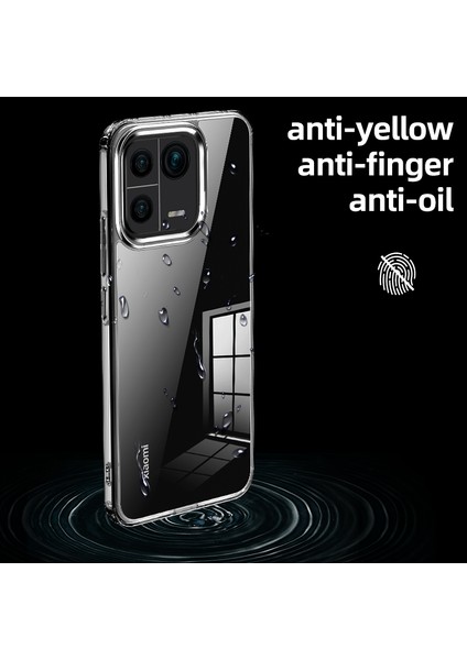 Xiaomi 13 Için Sert Pc Sert Pc Slip Olmayan Yumuşak Tpu Çerçevesi Kapak Pc Köşe Hava Yastıkları Şok Emilim Telefon Kılıfı-Şeffaf (Yurt Dışından) fiyatları