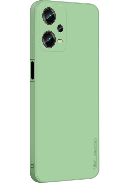 Xiaomi Redmi Için Note 12 Pro+ 5g Hassas Kesimler Tpu Ince Kılıf Düşme Geçirmez Yumuşak Fiber Koruyucu Kapak-Matcha Green (Yurt Dışından)