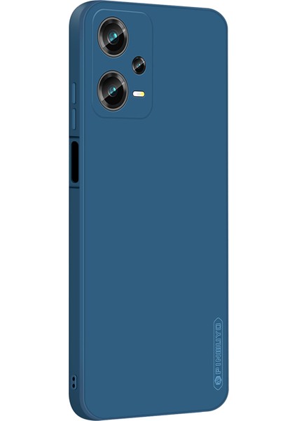 Xiaomi Redmi Için Note 12 Pro+ 5g Hassas Kesimler Tpu Ince Kılıf Düşme Geçirmez Yumuşak Fiber Akın Koruyucu Kapak-Mavi (Yurt Dışından)