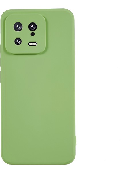 Xiaomi 13 5g Anti-Çizik Tpu Telefon Kasası Fiber Astar Ka Koruyucu Kapak-Fasulye Yeşili (Yurt Dışından)