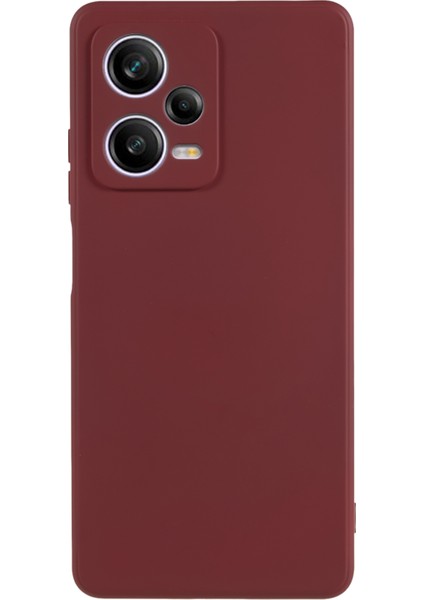 Xiaomi Redmi Için Tpu Telefon Kapağı Not 12 Pro+ 5g Ince Kılıf Astarı Ka Cep Telefon Kılıfı-Şarap Kırmızısı (Yurt Dışından)