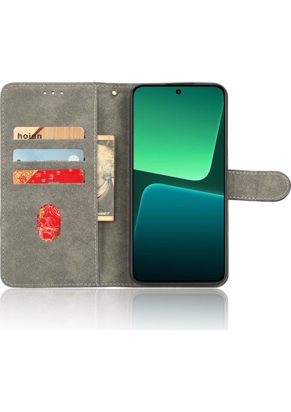 Xiaomi 13 Pro 5g Flip Deri Cüzdanı Telefon Kılıfı Anti-Güz Rfid Engelleme Telefon Kapağı Cüzdan-Yeşil (Yurt Dışından) fiyatları