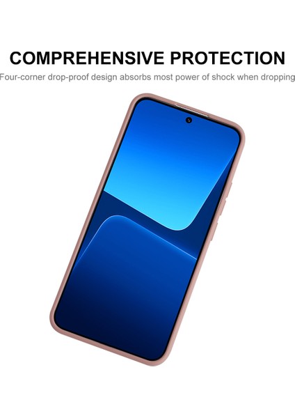 Xiaomi 13 5g Sıvı Silikon Telefon Kılıfı Düz ​​kenar Anti-Çizelge Telefon Kapağı-Koyu Mavi (Yurt Dışından) fiyatları