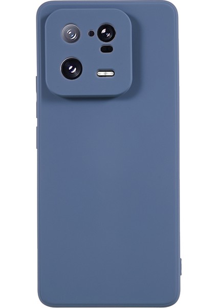 Xiaomi 13 Pro 5g Yumuşak Tpu Şok Geçirmez Kılıf Fiber Astar Ka Telefon Kapağı-Lavanta Gri (Yurt Dışından)
