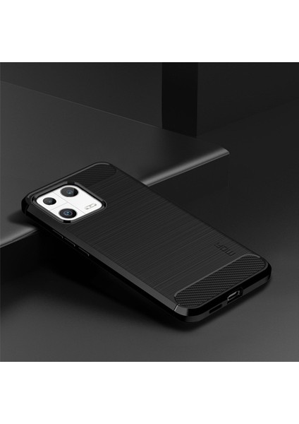 Xiaomi 13 Için Telefon Kılıfı Damla Geçirmez Karbon Fiber Doku Yumuşak Tpu Fırça Telefon Kapağı-Siyah (Yurt Dışından) fiyatları