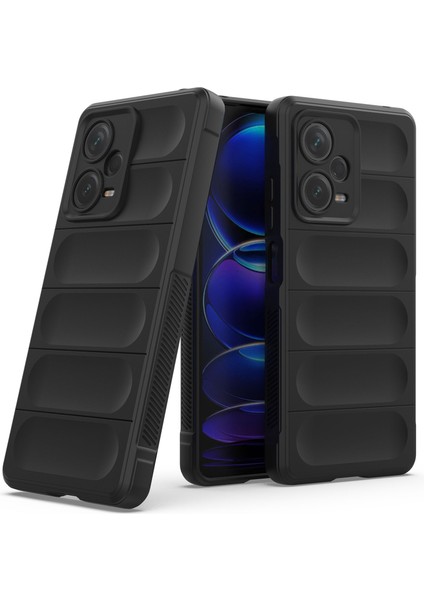 Xiaomi Redmi Için Note 12 Pro+ 5g Yumuşak Tpu Etkiye Dayanıklı Kılıf Sağlam Sistem Anti Anti Anti Anti Slip Telefon Kapağı-Koyu Gri (Yurt Dışından)