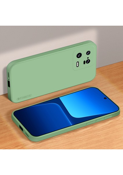 Xiaomi 13 Pro 5g Tpu Için Telefon Kılıfı Fiber Akın Astar Cep Telefonu Kapağı-Matcha Green (Yurt Dışından) fiyatları