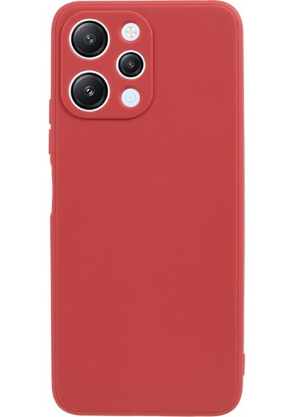Xiaomi Redmi 12 4g Için Yumuşak Tpu Telefon Kapağı Hassas Kesim Düz Kenar Cep Telefonu Kapağı-Kırmızı (Yurt Dışından)