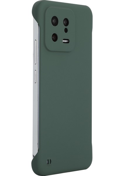 Xiaomi 13 5g Ka Mat Telefon Kılıf Anti-Çizelge Sert Pc Arka Kapak-Blackish Green (Yurt Dışından)