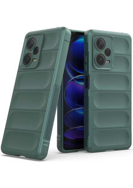 Xiaomi Redmi Için Note 12 Pro+ 5g Yumuşak Tpu Etkiye Dayanıklı Kılıf Sağlam Sistem Anti Anti Anti Anti Anti Slip Telefon Kapağı-Yeşil (Yurt Dışından)