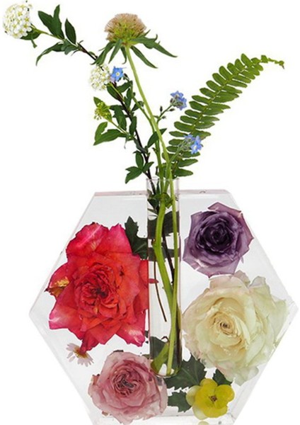 Silikon Kalıp Reçine Döküm Kalıp Topraksız/çiçekler Ev Ofis Masaüstü Dekor Altıgen Vazo Kalıp (Yurt Dışından) fırsatları