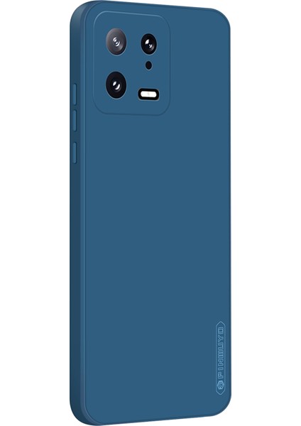 Xiaomi Için Tpu Telefon Kılıfı 13 5g Fiber Akıllı Astar Hassas Kesim Kapağı-Koyu Mavi (Yurt Dışından)