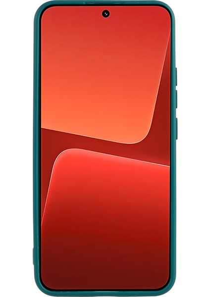 Xiaomi 13 5g Hassas Kesme Telefon Kılıfı Düz ​​kenar Yumuşak Tpu Telefon Kapağı-Ordu Yeşil (Yurt Dışından) fiyatları