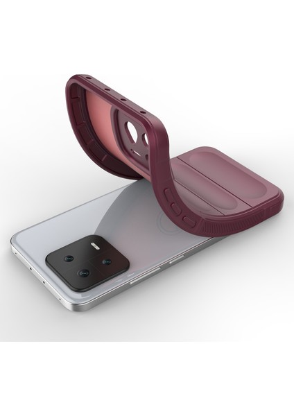 Xiaomi 13 5g Sağlam Arka Kapak Damla Geçirmez Koruma Esnek Tpu Telefon Kasası-Şarap Kırmızısı (Yurt Dışından) fiyatları