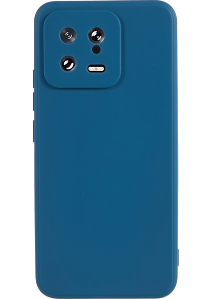 Xiaomi 13 5g Hassas Kesme Telefon Kılıfı Düz ​​kenar Yumuşak Tpu Telefon Kapağı-Safir (Yurt Dışından)