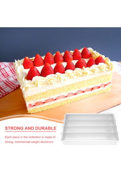 Battenberg Battenberg Kek Tavası, Ticari Ağırlık Eloksallı Alüminyum, Gümüş A (Yurt Dışından) indirimleri