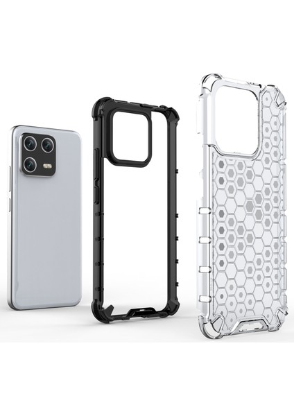 Xiaomi 13 Için Fingerprint Önleme Petek Dokusu Tpu+Pc Koruyucu Vaka Şok Geçirmez Telefon Geri Kapak-Gri (Yurt Dışından) fiyatları